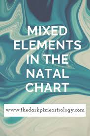 Mixed Elements In The Natal Chart