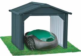 Most people don't like to mow the lawn. Robotic Lawn Mower Shed Duramax