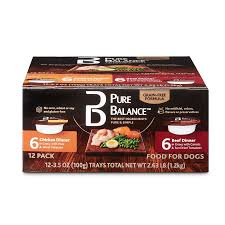 Pure Balance Chicken Beef Dinner Food For Dogs 3 5 Oz 12