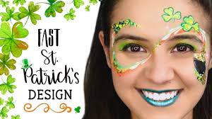 st patrick s day face paint tutorial