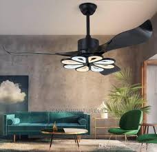 Ceiling Fans With Led Light Macaron