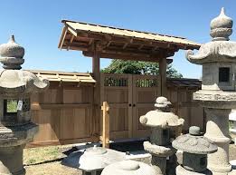 Japanese Gate Custom Made Wooden Gate