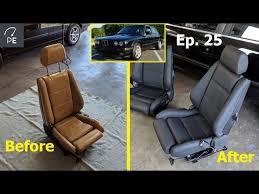 Wrapping My E36 Sport Seats Ep 4
