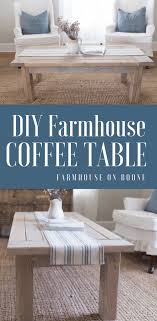 Diy Farmhouse Coffee Table Plans