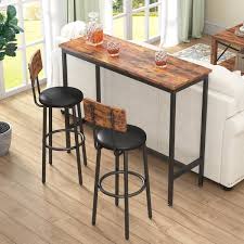 Bar Stools Faux Leather Seat