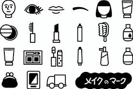 basic cosmetics skin care makeup icons