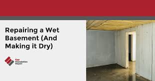 Repairing A Wet Basement And Making It