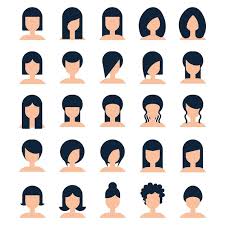 premium vector collection hairstyle