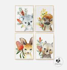 Baby Nursery Decor Australian Animals