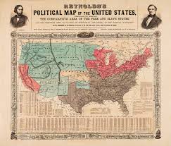 Reynoldss Political Map Of The United States Cornell