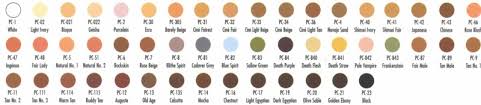 Ben Nye Cake Foundation Color Chart Color Chart For Makeup