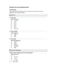 Survey Questionnaire Template Microsoft Word 2010 Images Of Yes No