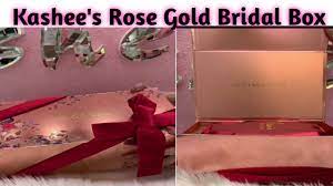 kashee s rose gold bridal box kashee