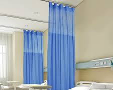 Image of Medical examination room with privacy curtain