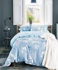 Light Blue Eve Comforter Set Blue
