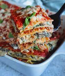 vegan spinach lasagna with the best