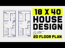 18 By 40 West Facing House Plan With 4