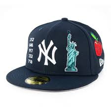New york yankees new era hats, yankees caps mlb shop is fully stocked with officially licensed new era yankees hats available in a variety of styles from the best brands to fit every fan. New Era 59fifty New York Yankees Local Dark Navy Fitted Hat Billion Creation