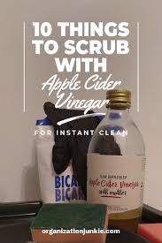 apple cider vinegar for instant clean