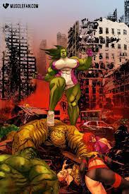 She-Hulk Gains More Muscle by muscle-fan-comics on DeviantArt | Fan comic,  Shehulk, Hulk