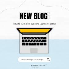 how to turn on keyboard light on laptop