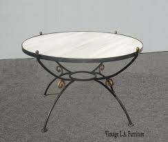 White Antique Marble Coffee Tables For
