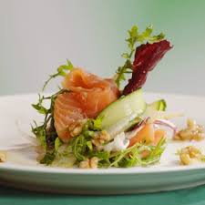 Maybe you would like to learn more about one of these? Huon Premium Cold Smoked Salmon Pear Fennel And Walnut Salad
