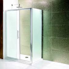 Frosted Sliding Shower Door Easy Clean