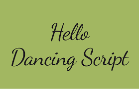 reviewing dancing script lively cal