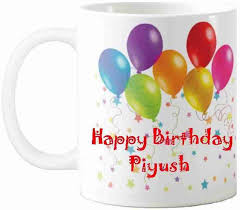 Exoctic Silver Piyush Happy Birthday Gift 58 Ceramic Coffee Mug ...