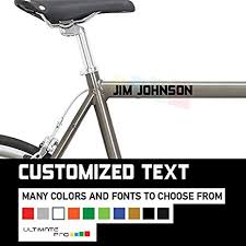 Made in usa with 100% satisfaction guaranteed! Amazon Com Custom Decal Stickers For Bicycle Or Mountain Bike Automotive
