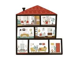 doll house vector art icons and