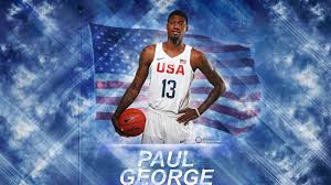 paul george 2016 basketball star poster