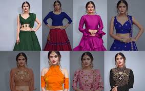 10 stylish saree blouse and lehenga