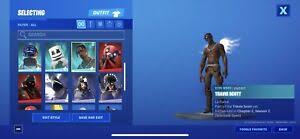 When or if it will come to the shop for the next time is unknown. Fortnite Skins Raffle Travis Scott Deadpool Etc Ebay