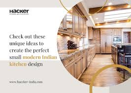 small modern indian kitchen