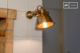Wall Lamp Bistro Antique Brass Pib