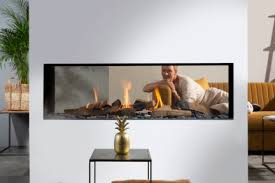 See Through Modern Fireplaces