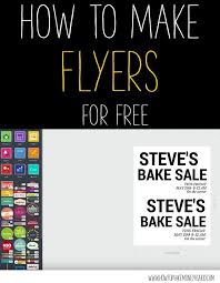 How To Make A Flyer For Free Make A Flyer Free Flyer