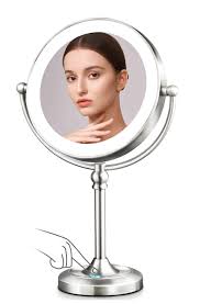 large lighted makeup mirror