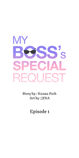 Read My Boss's Special Request :: Episode 1 | Tapas Comics