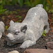 L Magnesium Pig Garden Statue Zr139510