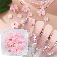 flower nail charms 3d nail flower