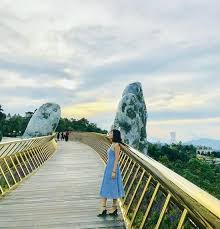 Da nang's golden bridge has been popular since its first unveiling in june 2018. Golden Bridge In Danang City Vietnam Drive