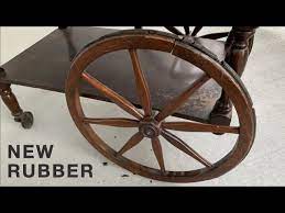 Rubber Tires On Tea Cart Wheels