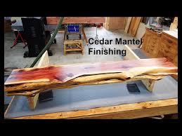 Cedar Mantel Finishing