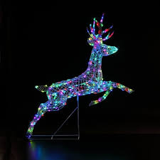 Richmond Leaping Stag Led Light Figure