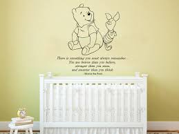 Winnie The Pooh Wall Decal Quote Vinyl