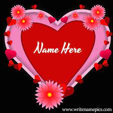 Write Name On Heart Images With Love