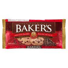 bakers semi sweet chocolate chips the